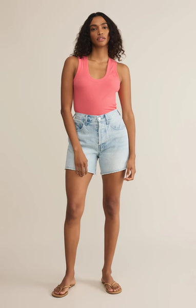Sirena Rib Tank - Island Pink