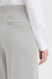 Kate Jacquard Pant 9  - Sharkskin Herringbone