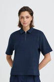 Kate Corduroy Short Sleeve - Total Eclipse