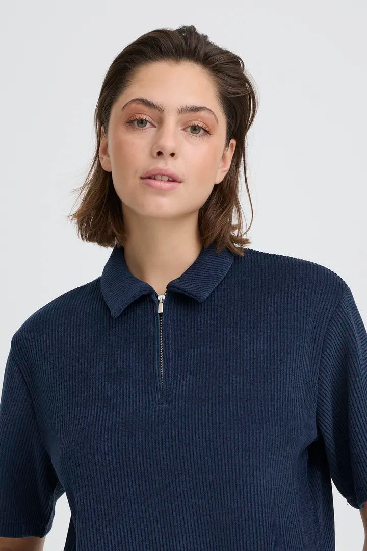 Kate Corduroy Short Sleeve - Total Eclipse