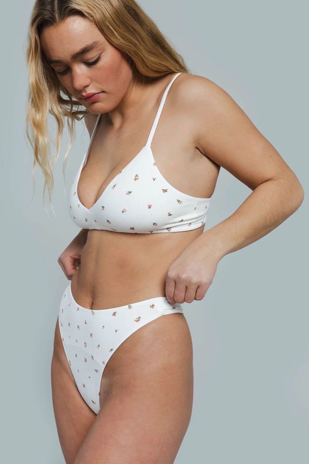 Triangle Bralette - Morning Rose