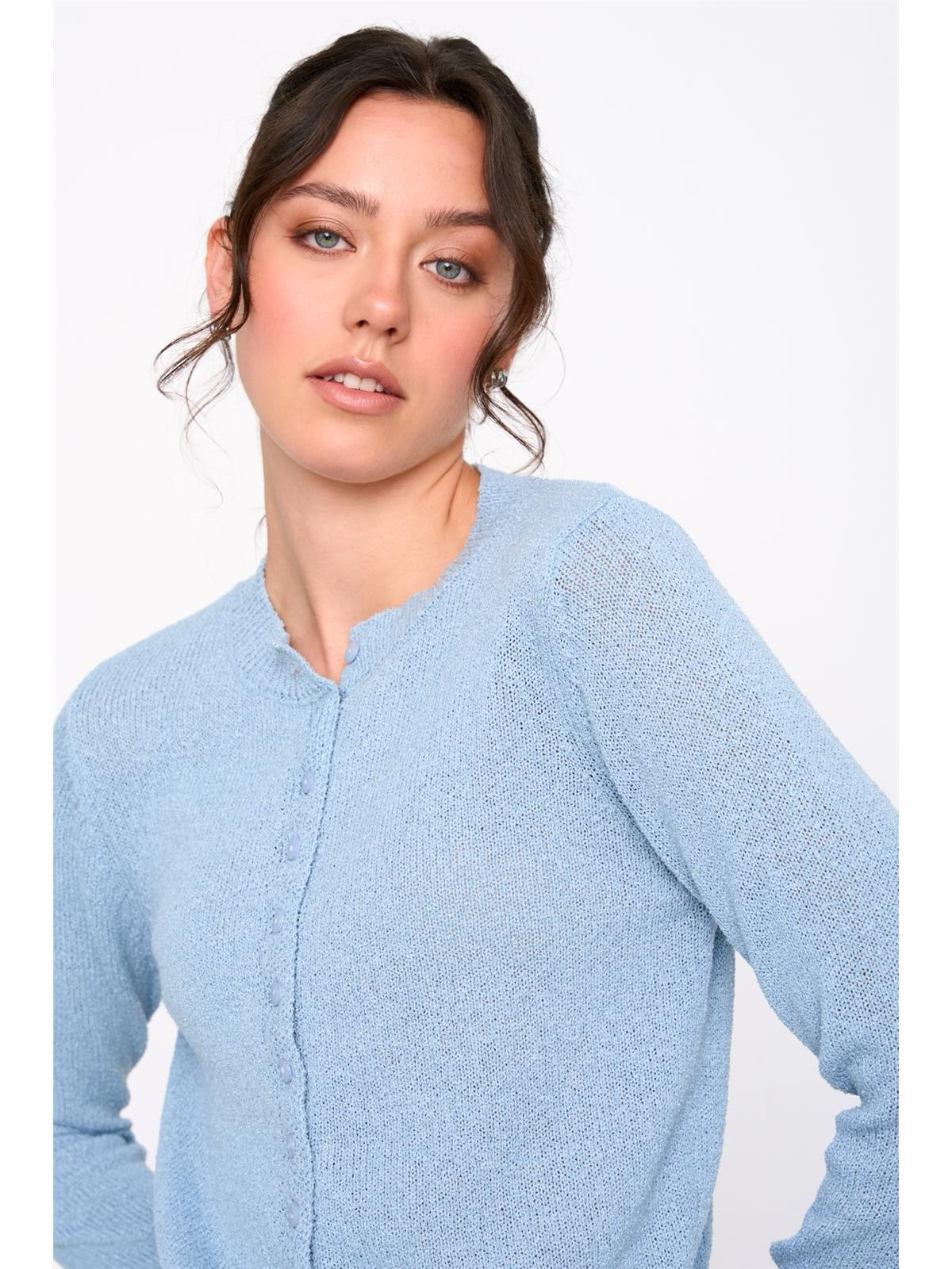 Frost Blue Cardigan