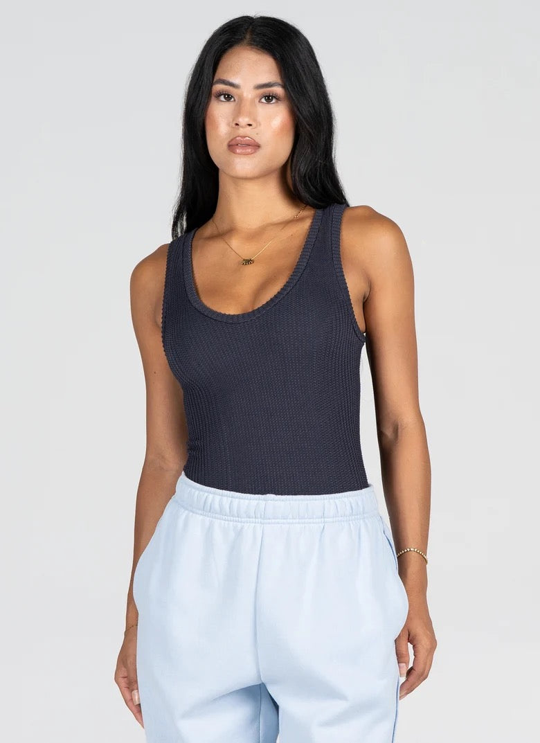 Bamboo Seamless Textured Tank