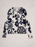 Lulu Print Cardigan - Natural Print