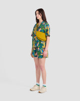 Parrot Paradise Printed Oversized Shirt