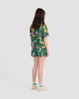 Parrot Paradise Printed Oversized Shirt