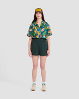 Parrot Paradise Printed Oversized Shirt
