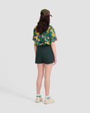 Parrot Paradise Printed Oversized Shirt