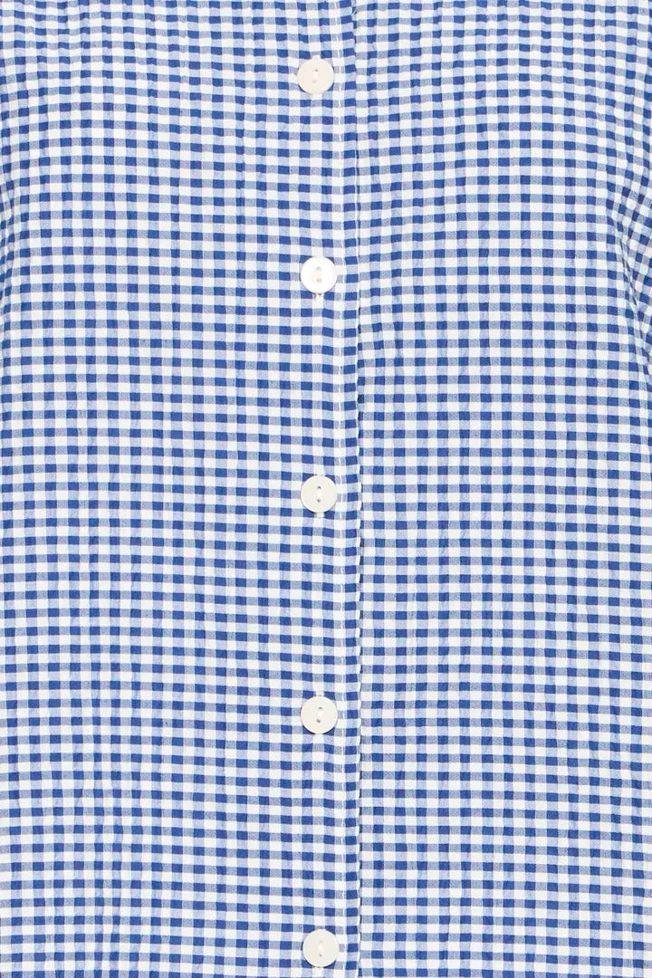 Jilma Shirt - Sodalite Blue/White Check