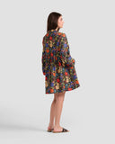 Floral Gallery Boho Puff Sleeve Dress