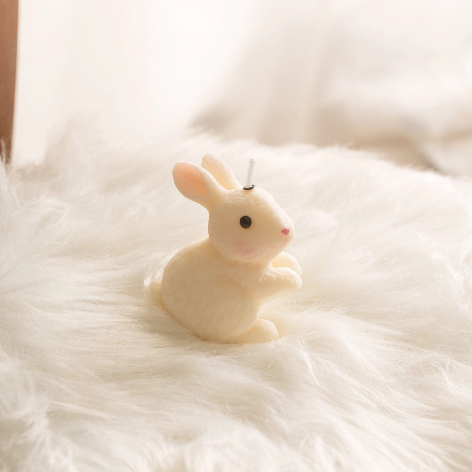 Blushing Bunny Candle
