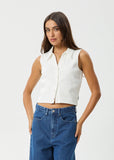 Eliza Organic Rib Sleeveless Shirt