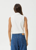 Eliza Organic Rib Sleeveless Shirt