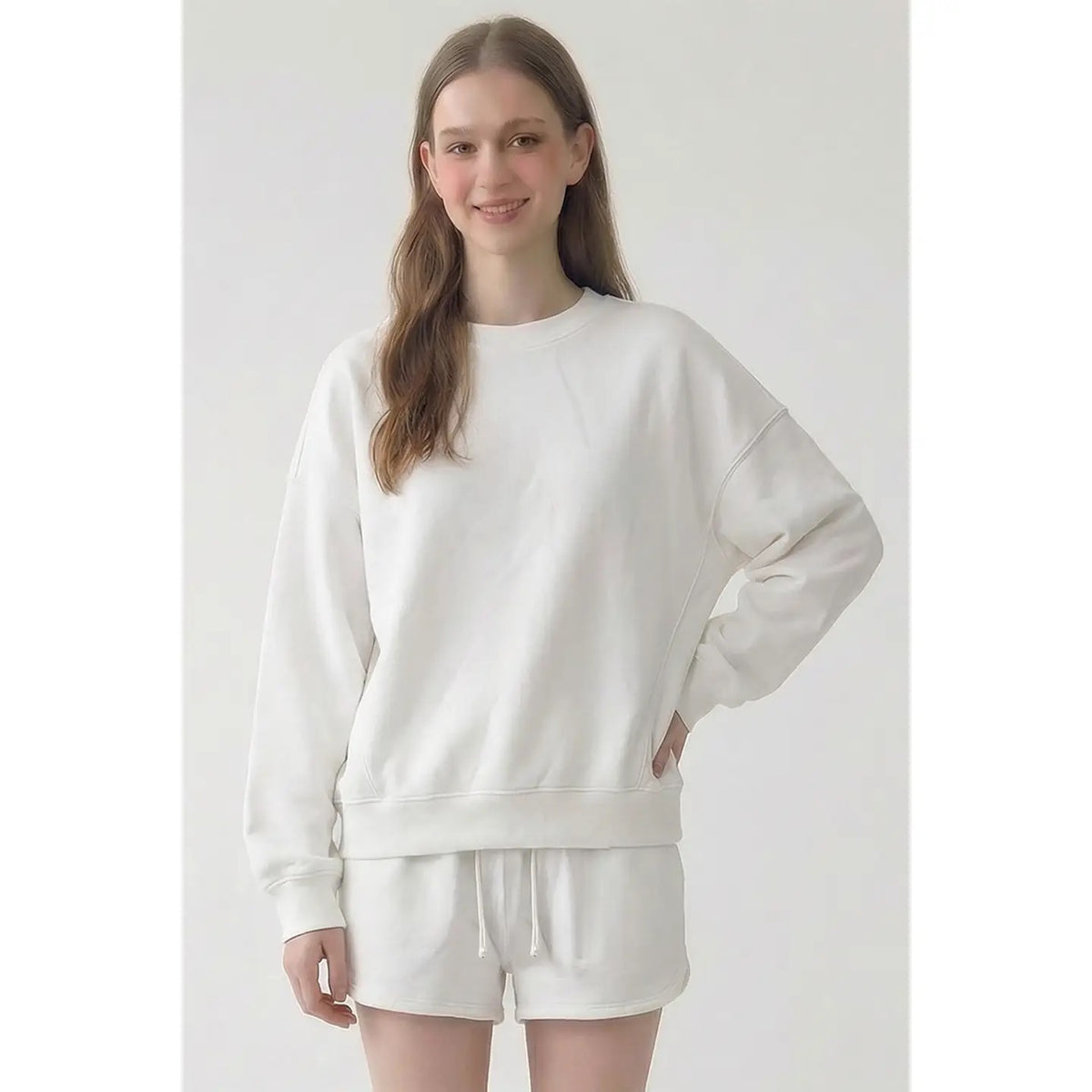 Pre Shrunk Cotton Terry Oversized Everyday Sweatshirt