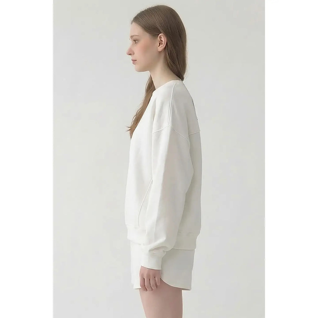 Pre Shrunk Cotton Terry Oversized Everyday Sweatshirt