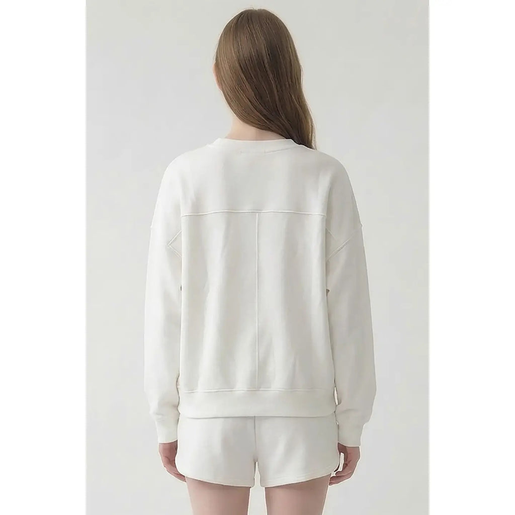 Pre Shrunk Cotton Terry Oversized Everyday Sweatshirt