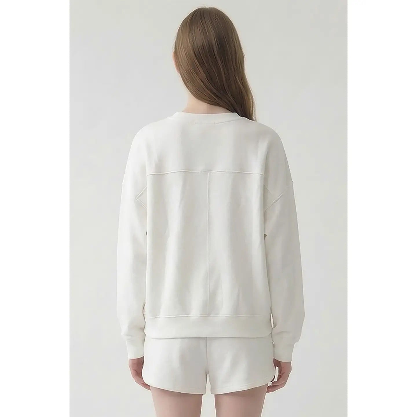 Pre Shrunk Cotton Terry Oversized Everyday Sweatshirt