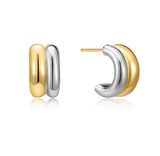 Puffy Double Hoop Earring