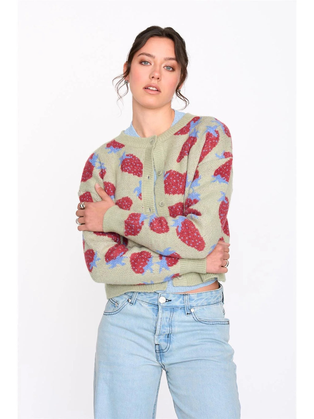 Strawberry Cardigan