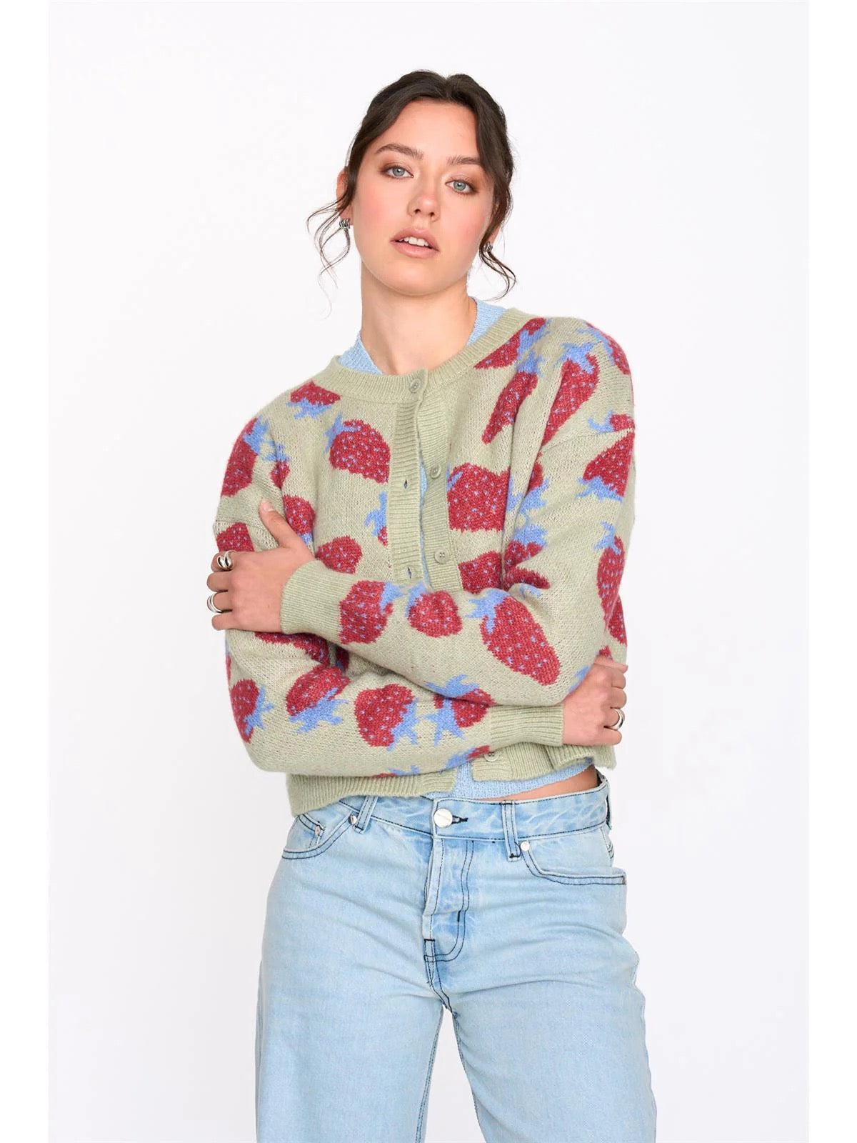 Strawberry Cardigan