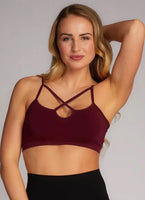 Bamboo Cross Front Bralette