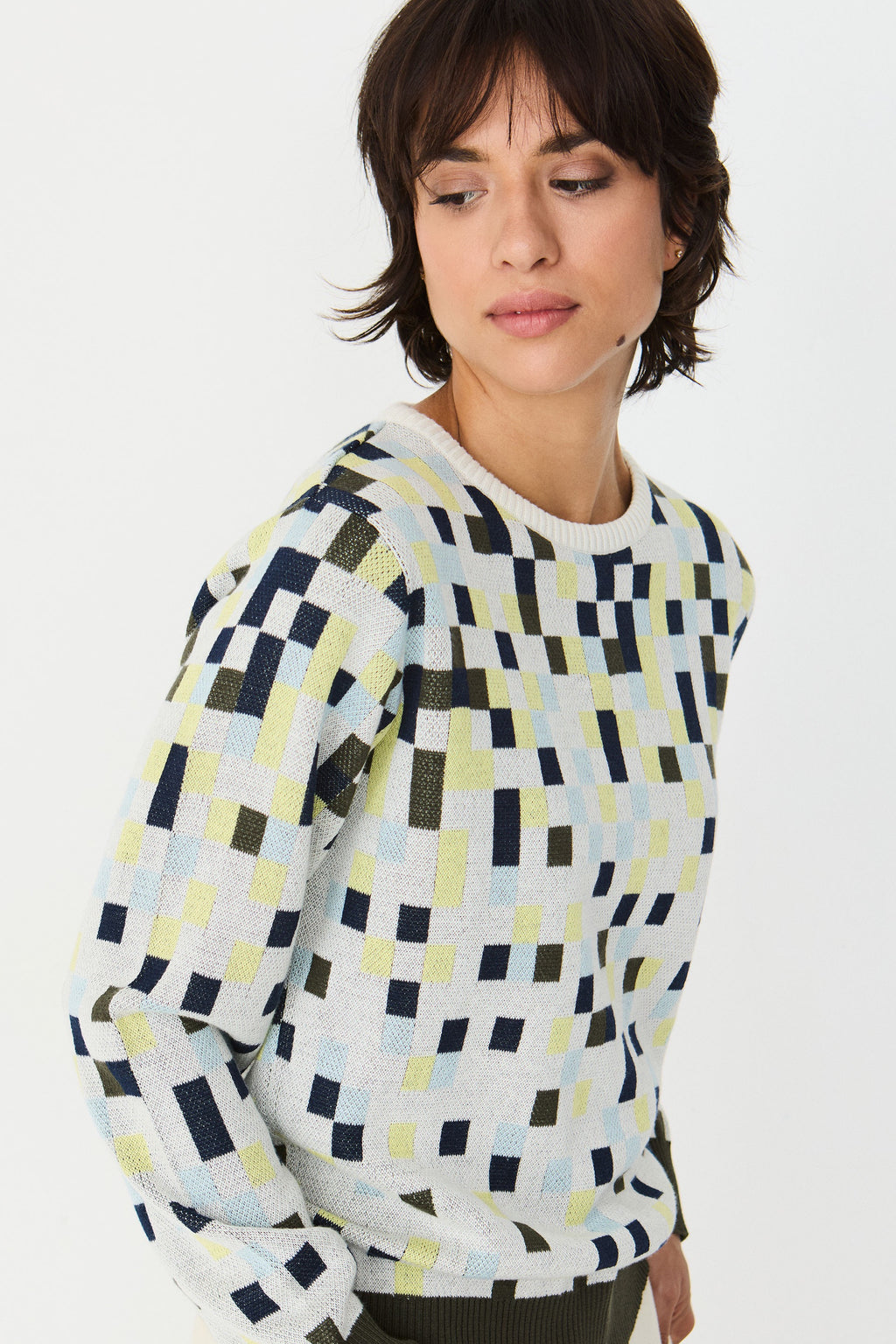 Iradi GOTS Sweater - Pixel