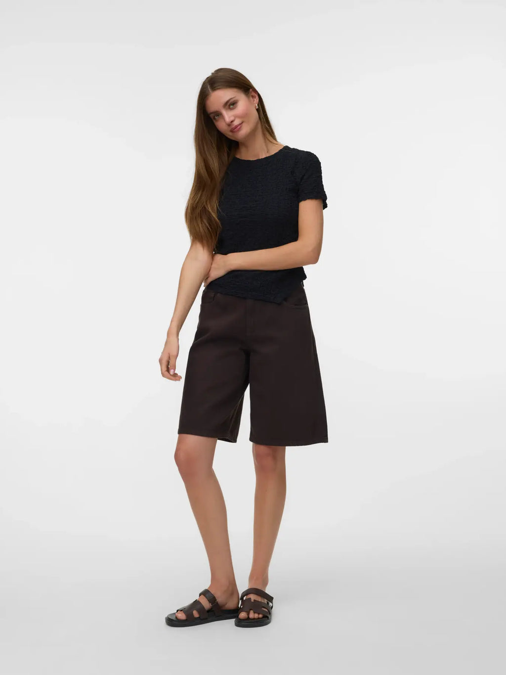 Alissia Asymmetrical O-Neck Top
