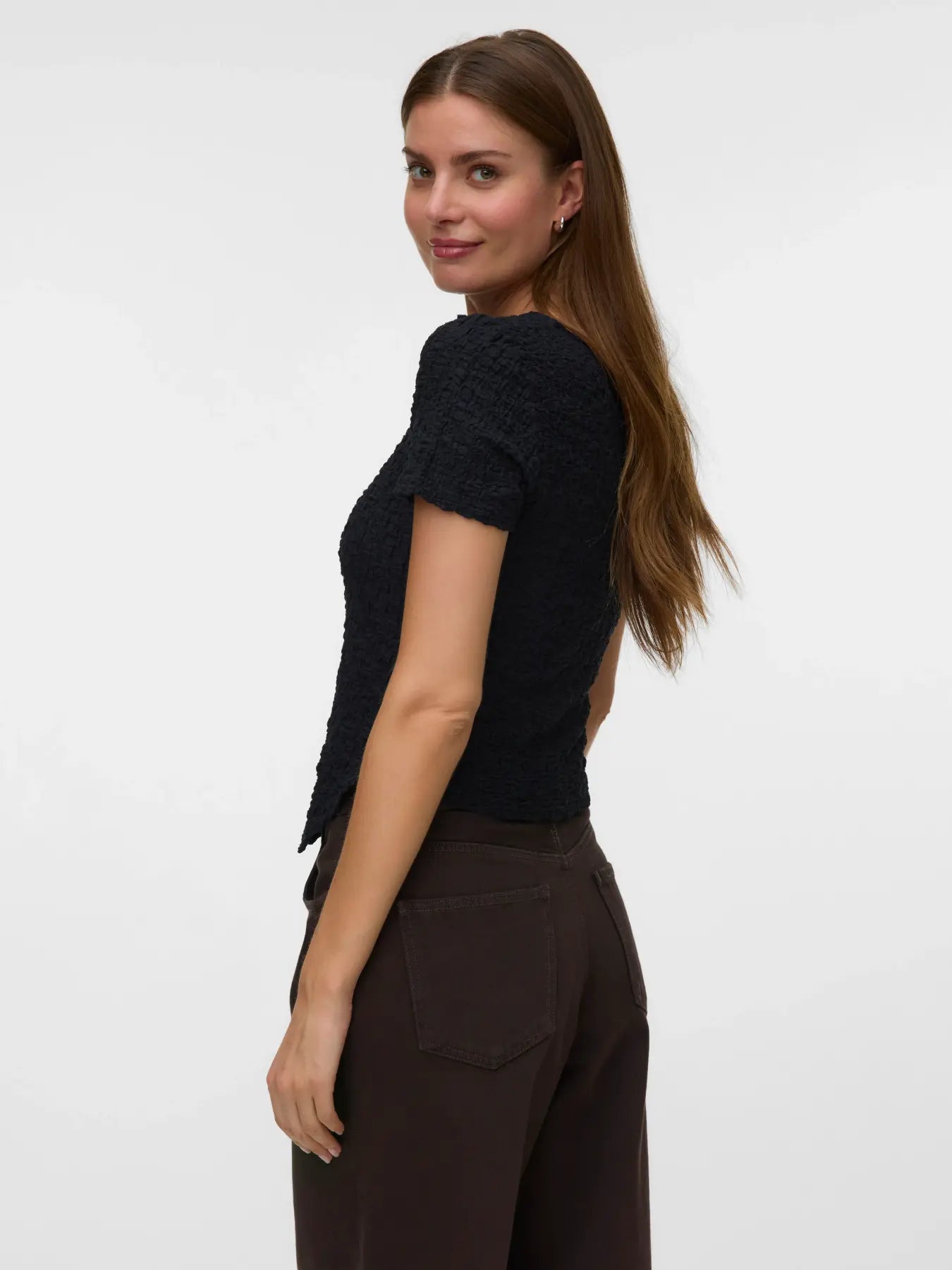 Alissia Asymmetrical O-Neck Top