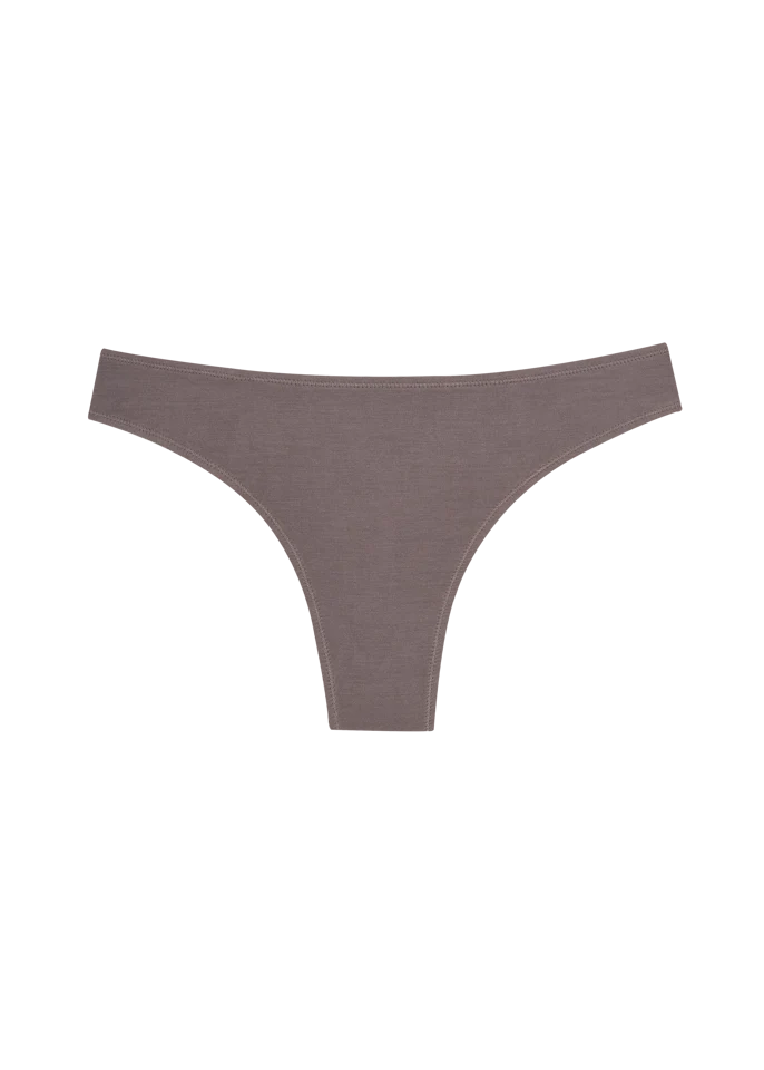 Mineral Low Profile Thong - Iron