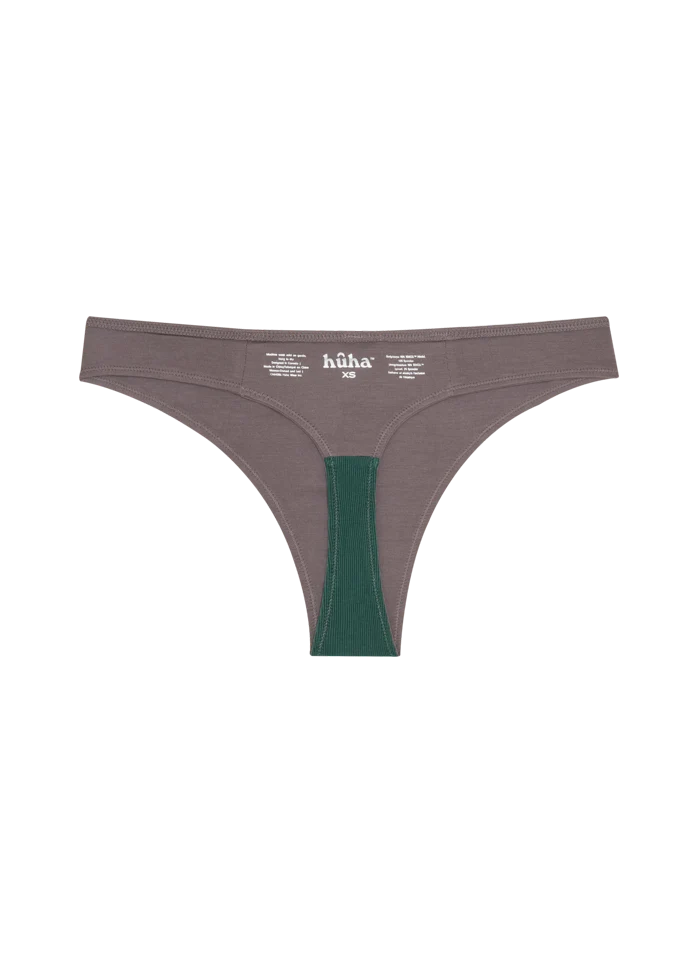 Mineral Low Profile Thong - Iron