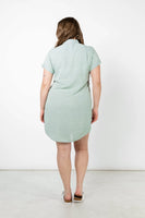 Loren Dress - Aqua Tiles