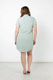 Loren Dress - Aqua Tiles