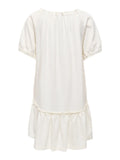 Goa Linen Short Dress - Cloud Dancer