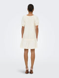 Goa Linen Short Dress - Cloud Dancer