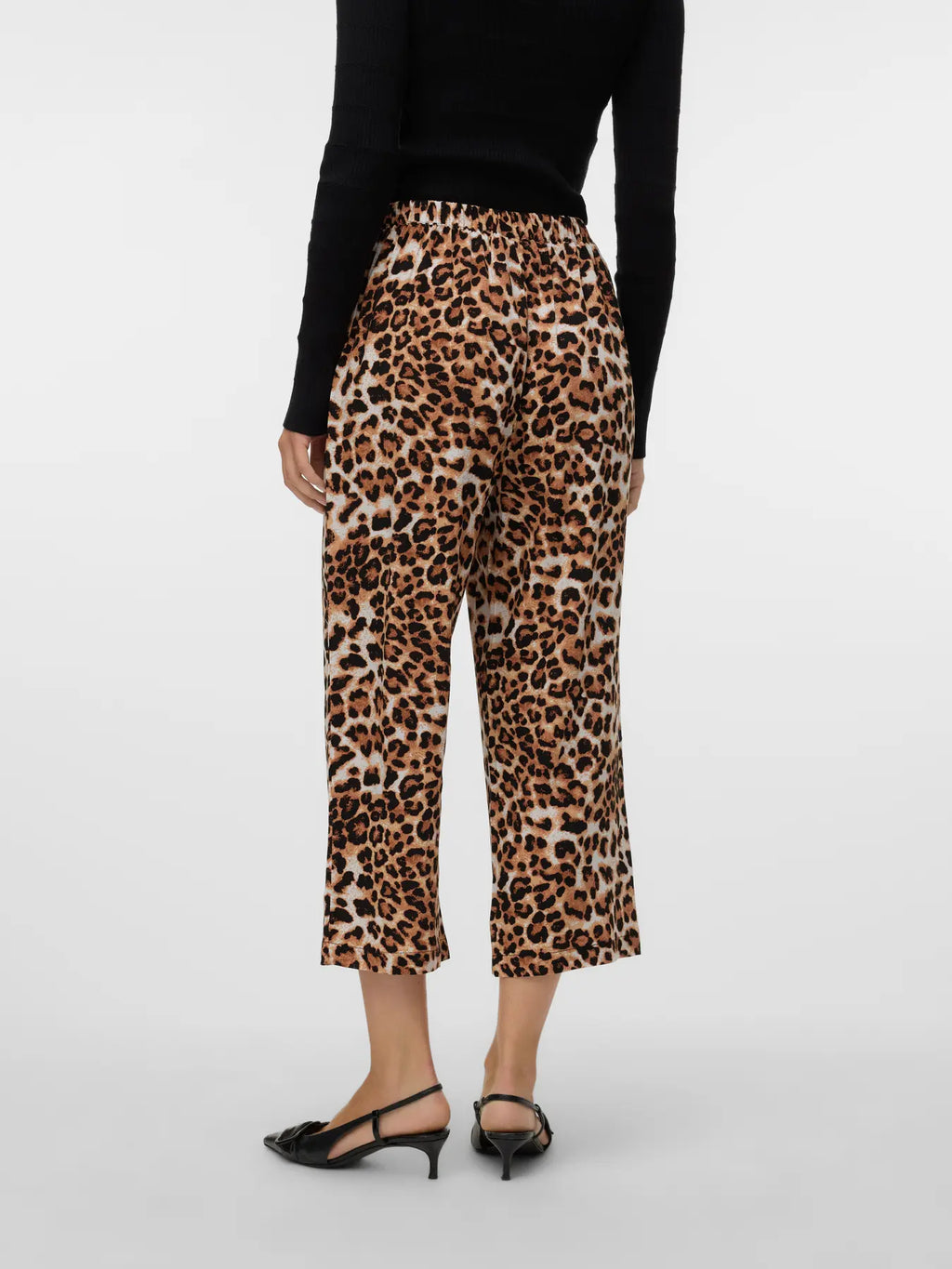 Easy Joy High Waisted Culotte Pants - Tan Leo