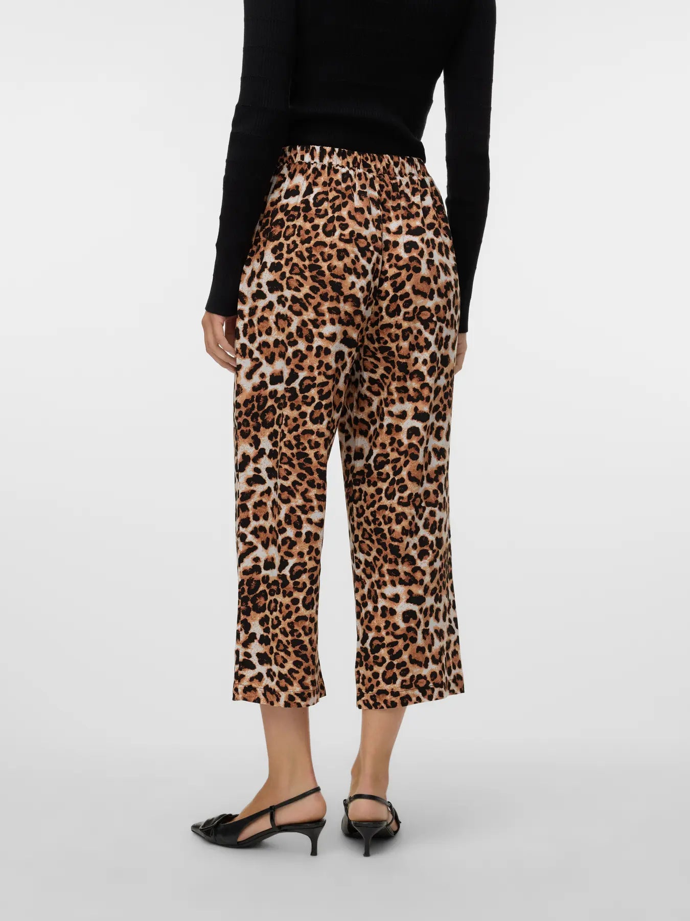 Easy Joy High Waisted Culotte Pants - Tan Leo