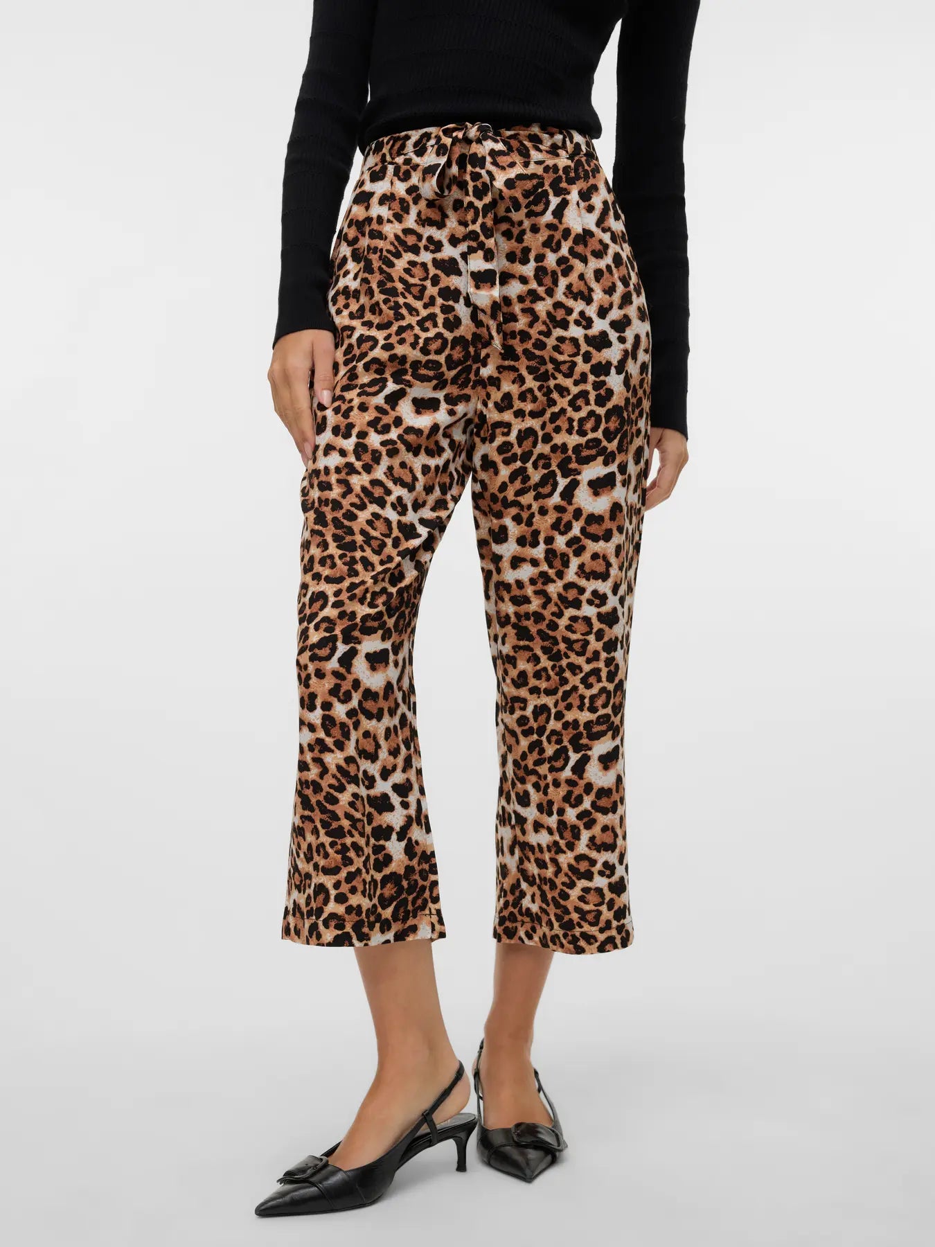 Easy Joy High Waisted Culotte Pants - Tan Leo