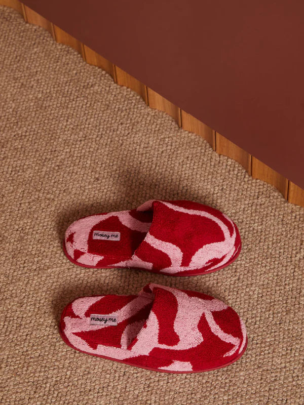 Ribbon Terry Slipper