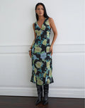 Olydia Midi Dress - Crystal Flower Print