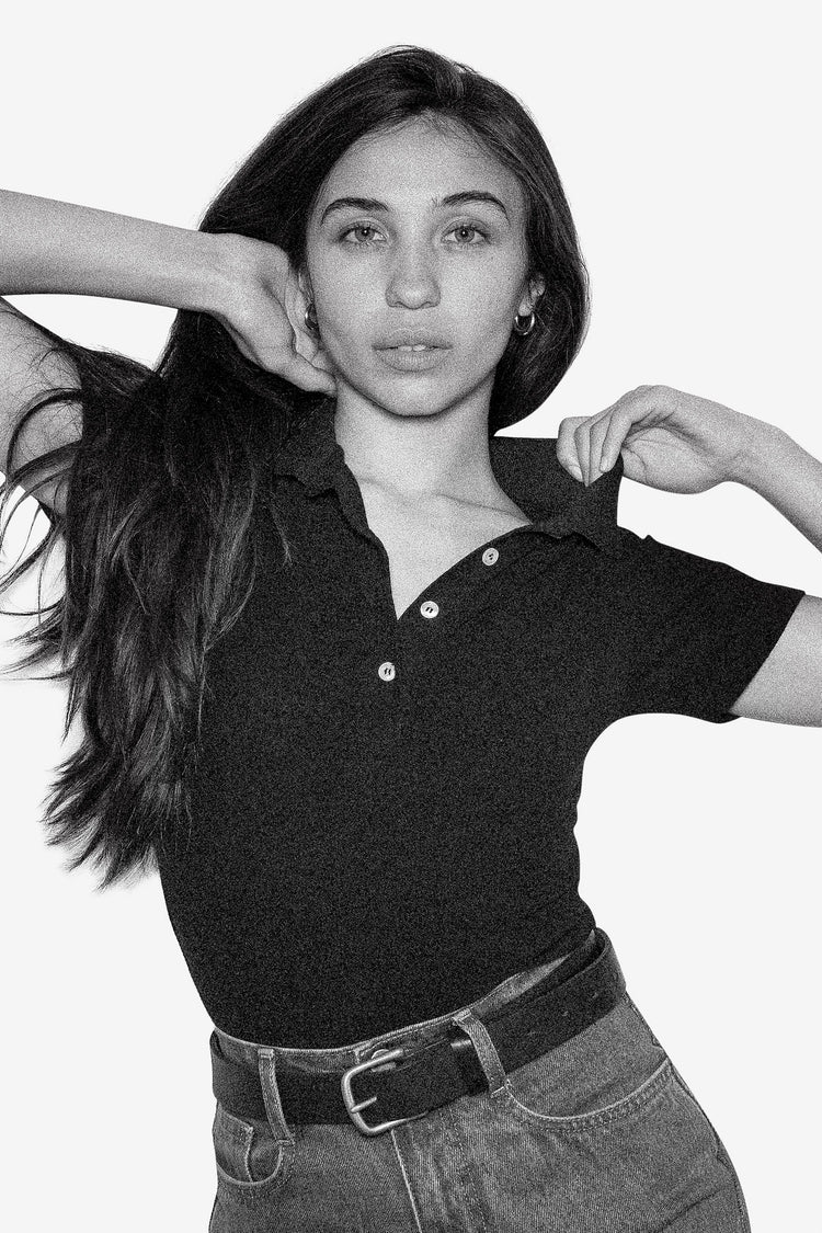 Pique Polo - Black
