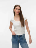 Chloe U-Neck Short Sleeve Top