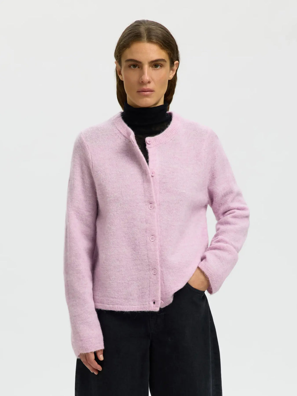 Lulu Knit Cardigan - Winsome Orchid