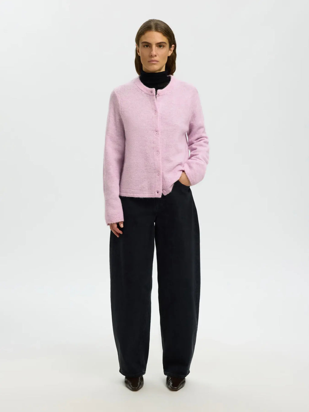 Lulu Knit Cardigan - Winsome Orchid
