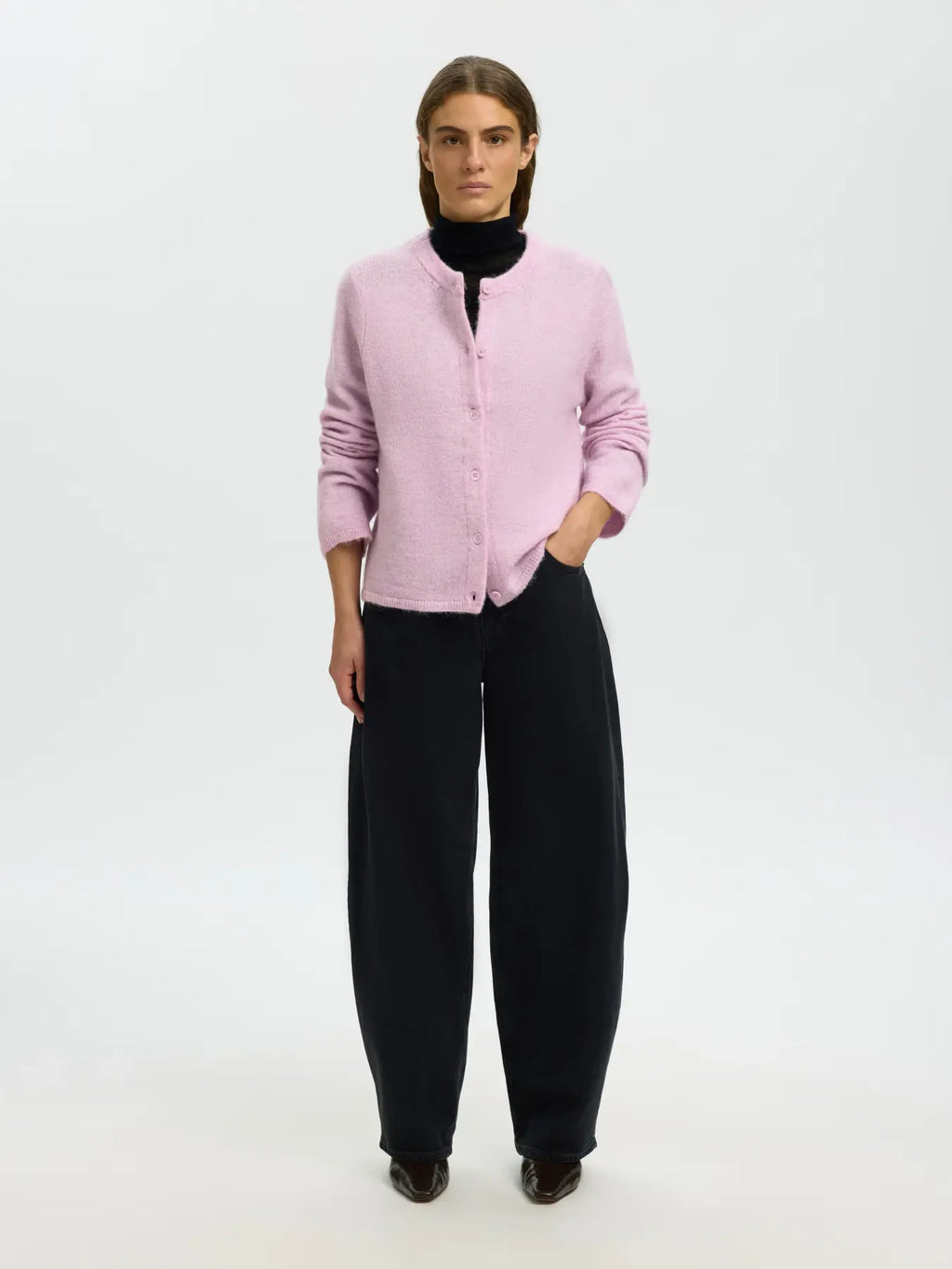 Lulu Knit Cardigan - Winsome Orchid