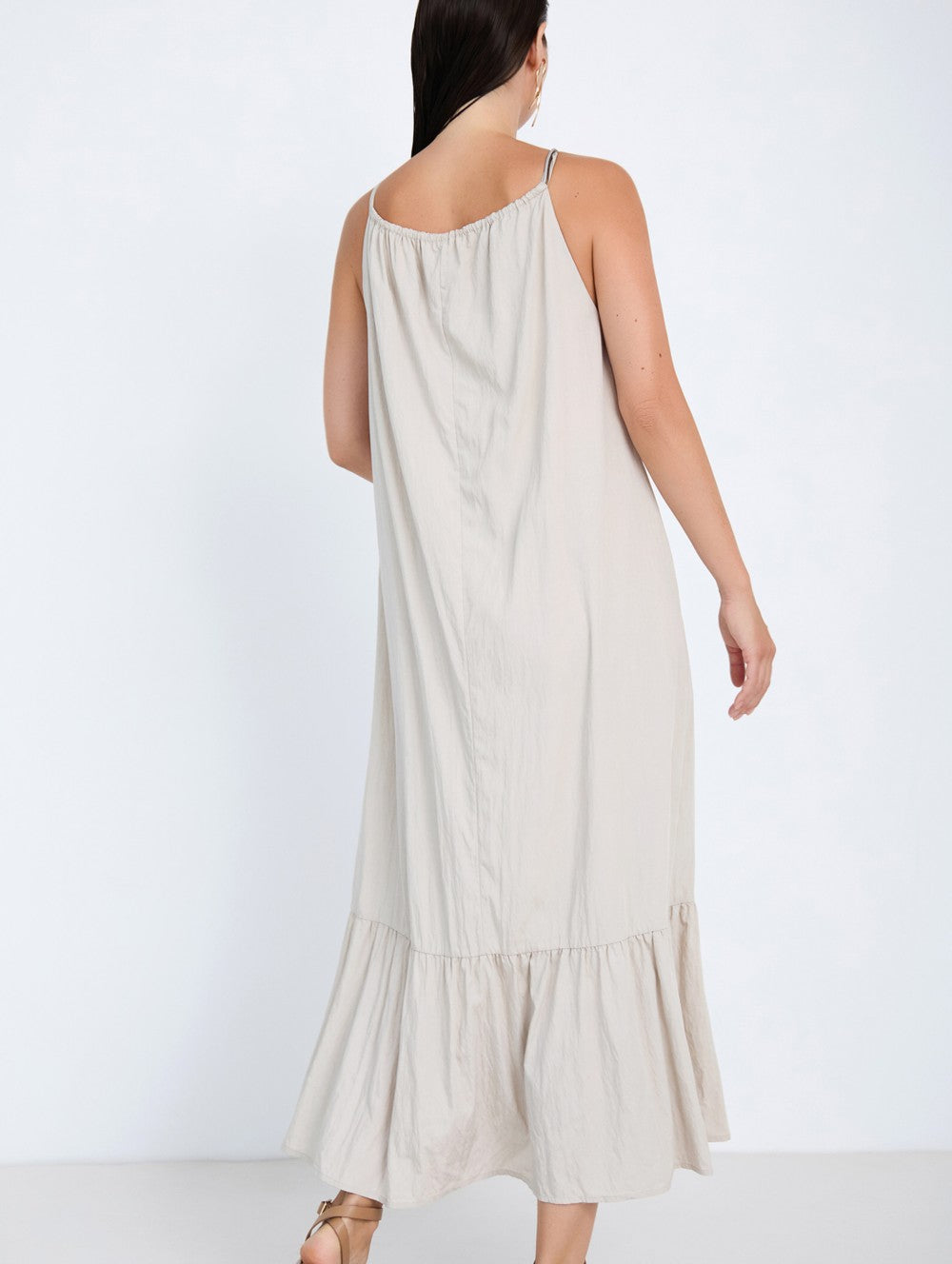 Flowing Dress with Beading