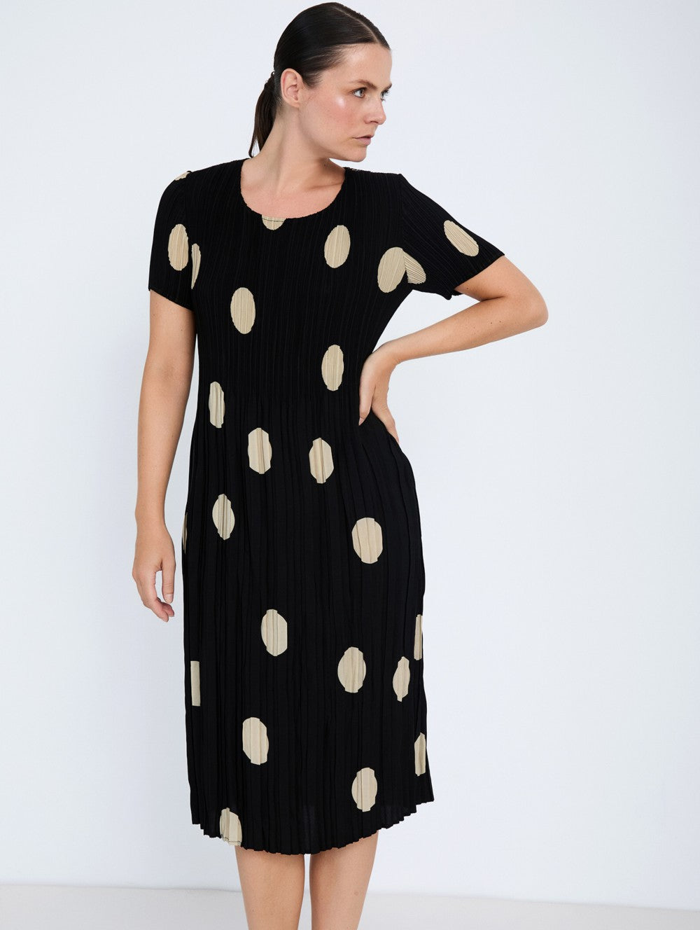 Polka Dot Non-Iron Dress