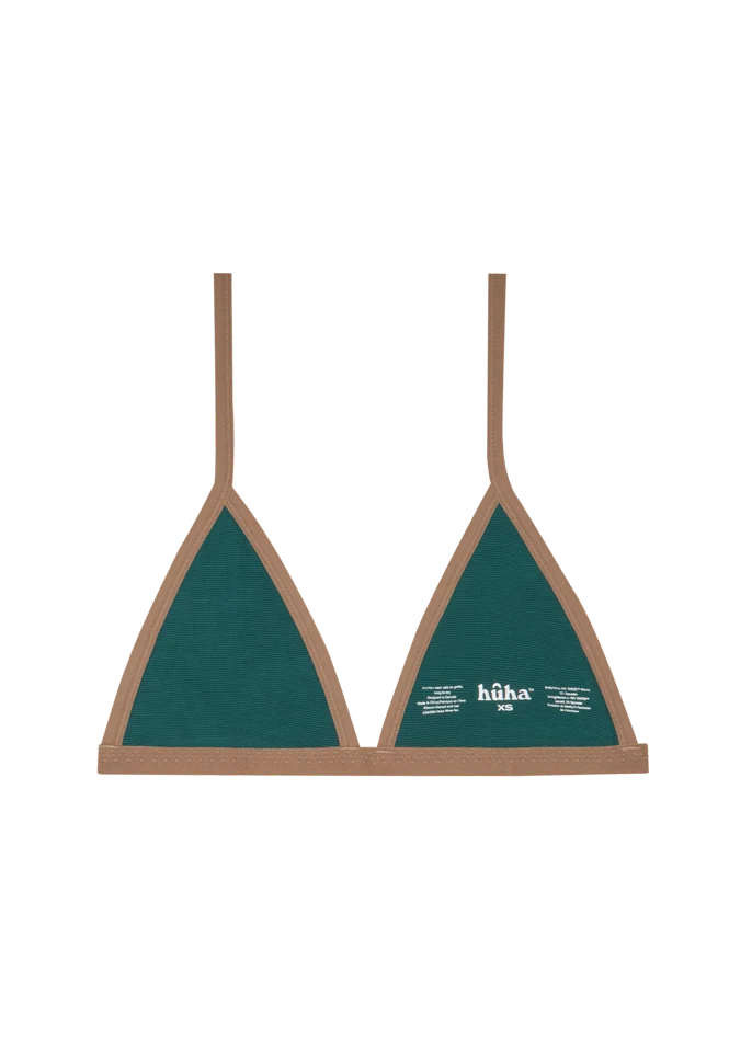 Mineral String Bra - Leopard Tan