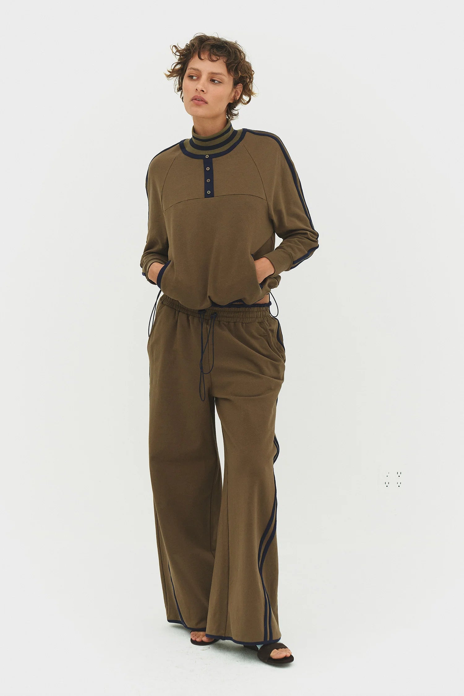 Baram Pant - Olive/Navy