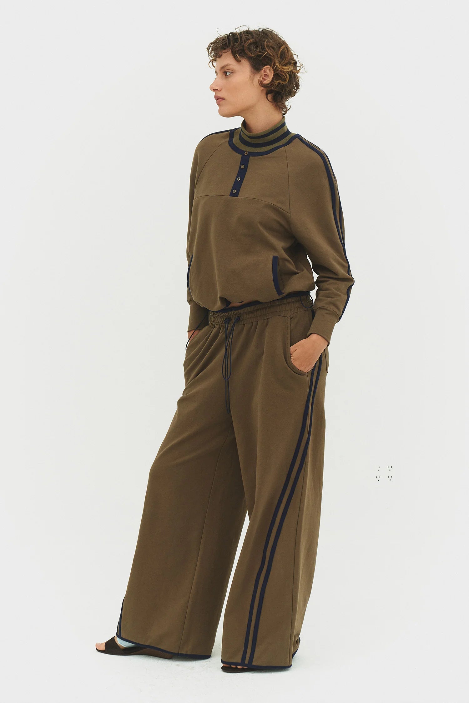 Baram Pant - Olive/Navy