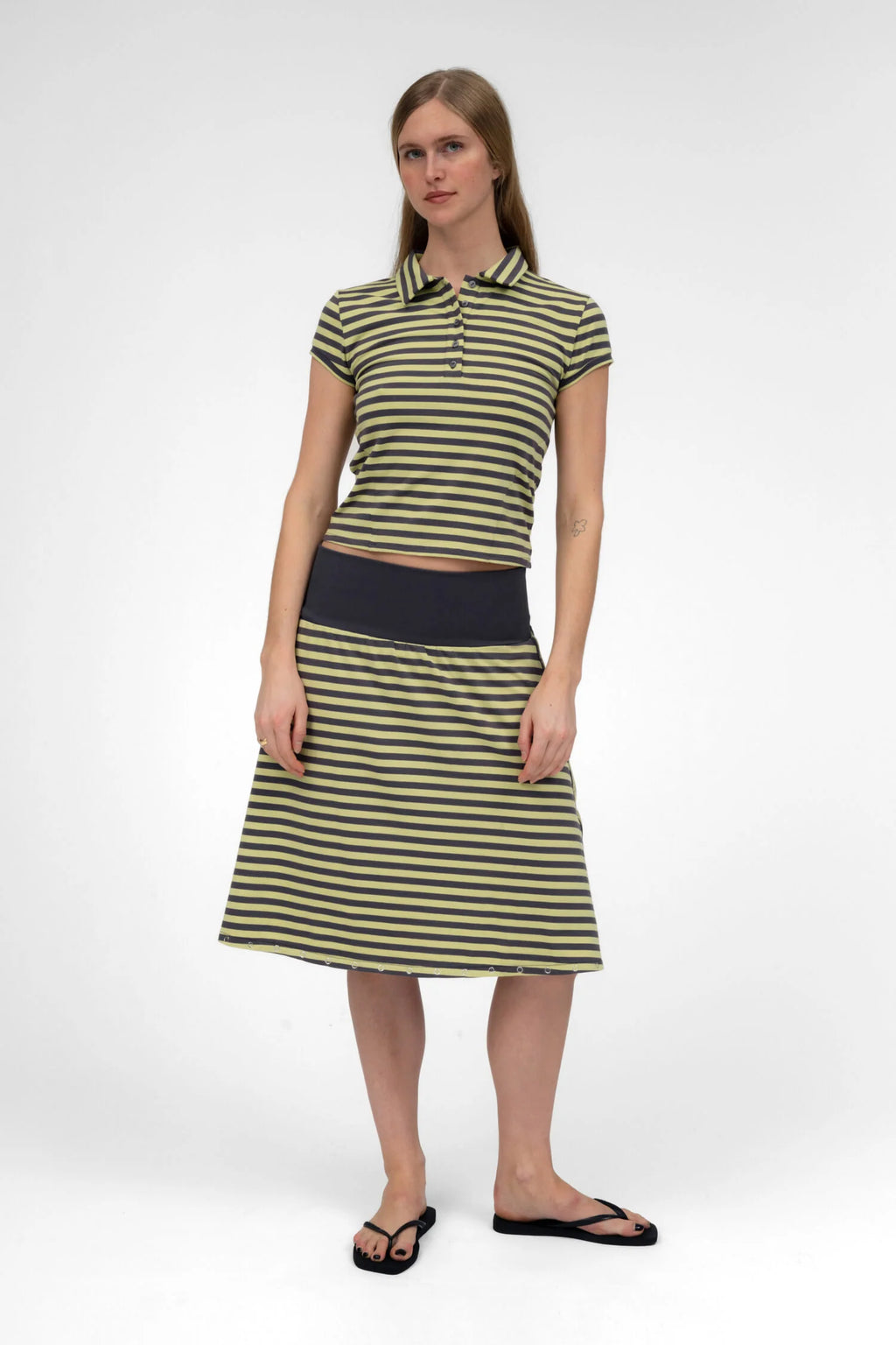 Carmo Polo Tee - Sage & Olive